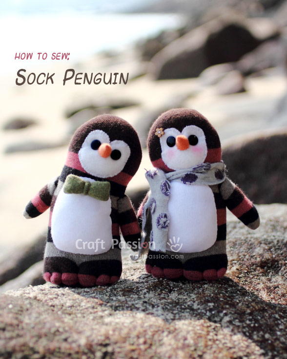 Cuddly Wuddly Sock Penguins