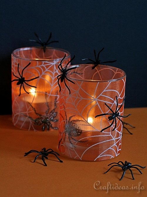 Spooky Halloween Tea Light Votives