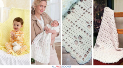 17 Crochet Baby Blankets for Christenings