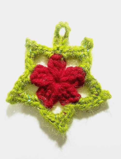 Crochet Christmas Star Ornament