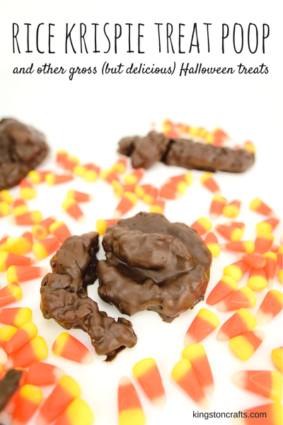 Rice Krispie Treat Poop - Halloween Treat