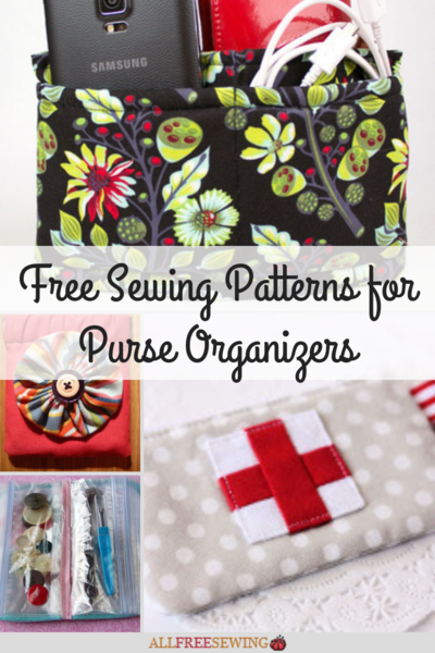 15+ Free Sewing Patterns for Purse Organizers
