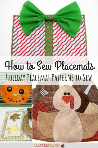 Make Your Own Placemats With These 19 Sewing Patterns