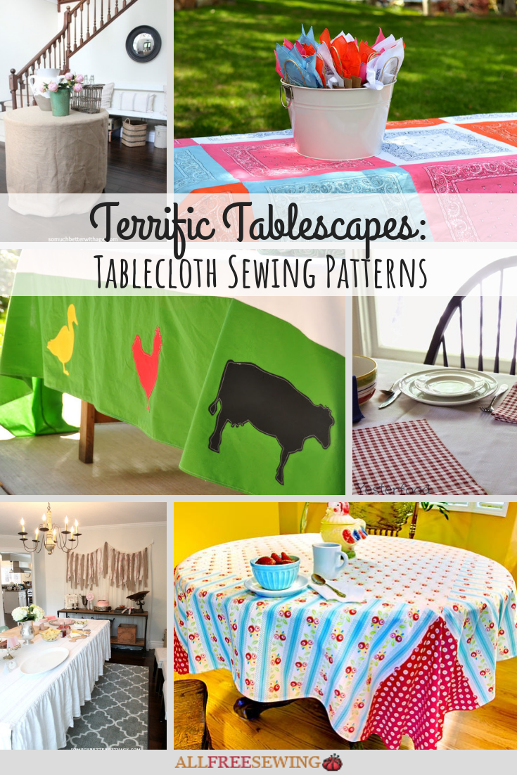 18 Free Tablecloth Sewing Patterns | AllFreeSewing.com