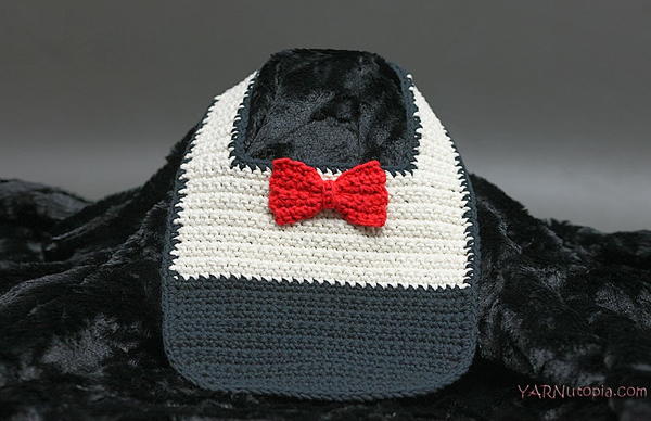 Fine Dining Bow Tie Bib