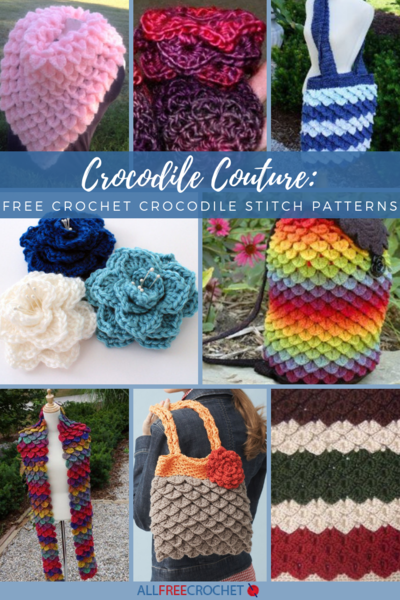 Crocodile Couture 24 Free Crochet Crocodile Stitch Patterns