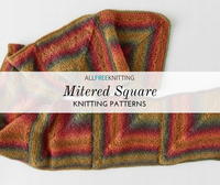 12 Mitered Square Knitting Patterns