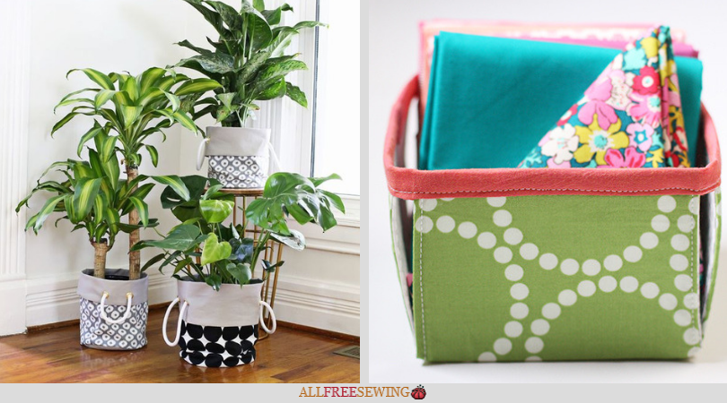 29 Fabric Box and Basket Patterns | AllFreeSewing.com