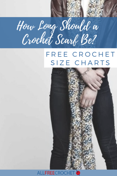 How Long Should a Crochet Scarf Be? (Sizing Charts)
