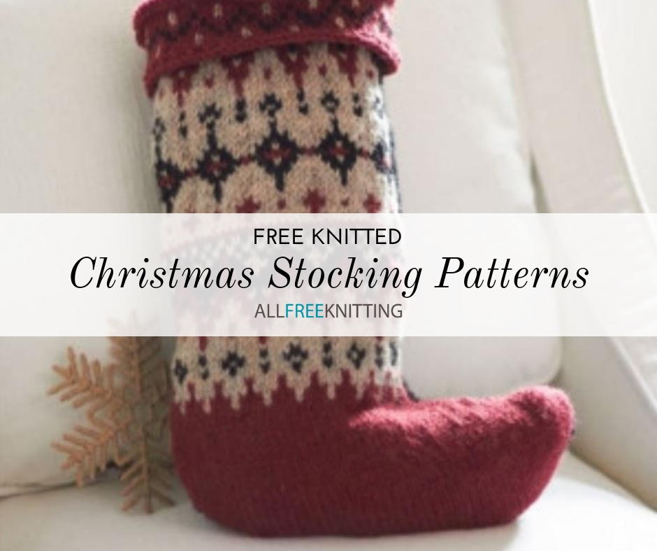 Free Crochet Christmas Stocking Pattern - Knit Look Waistcoat