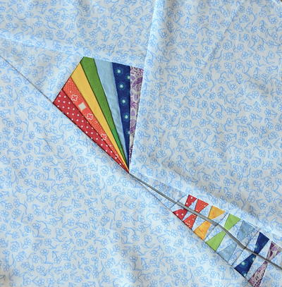 Rainbow Kite Paper Piecing Pattern