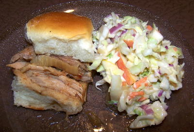 Game Day Sliders and Slaw