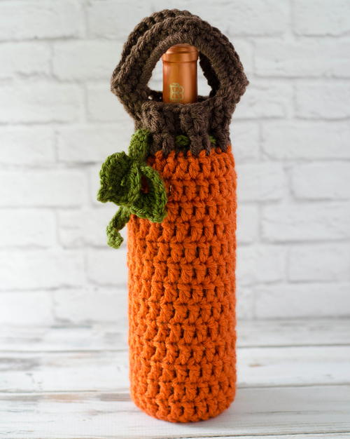 Pumpkin Wine Cozy