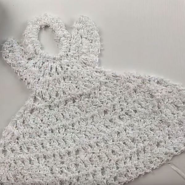 Angel Dishcloth Crochet Tutorial