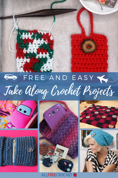 15+ Free and Easy Take Along Crochet Projects