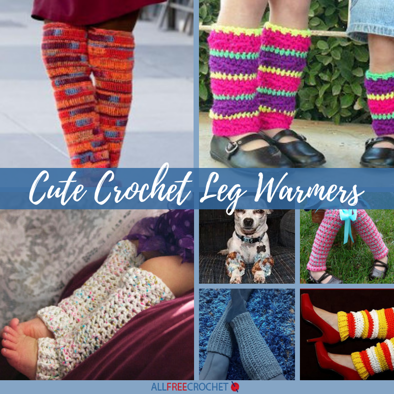 Sesame Leg Warmers & Wristlets Free Crochet Patterns