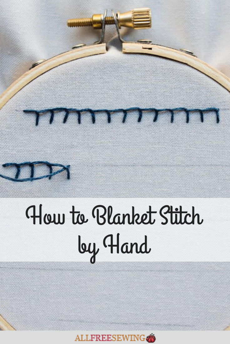 How to Blanket Stitch by Hand