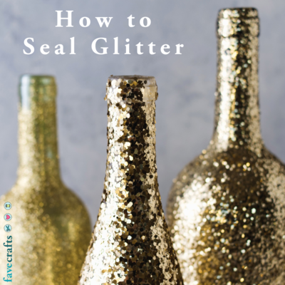 HOW TO: Add Glitter To Anything Without It Falling Off!