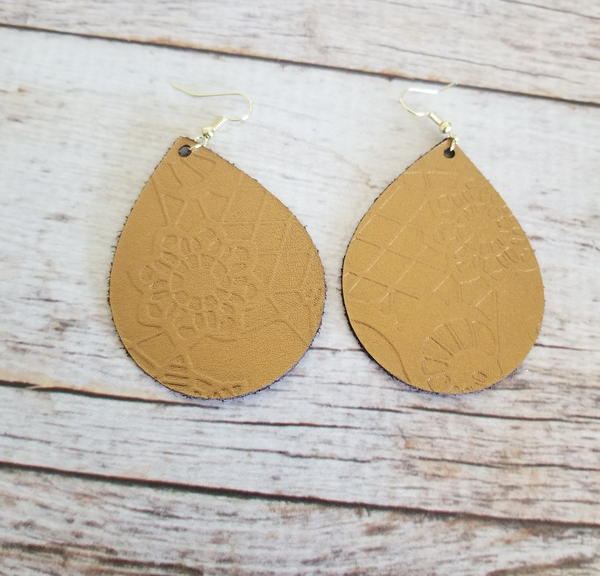 DIY Leather Earrings