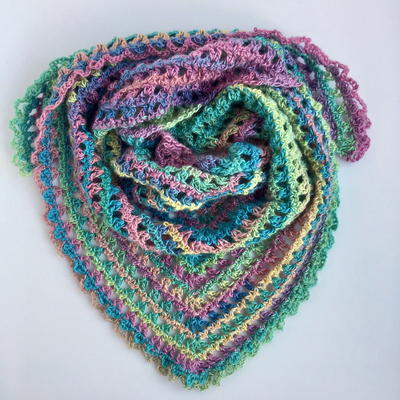Candy Kisses Scarf Pattern