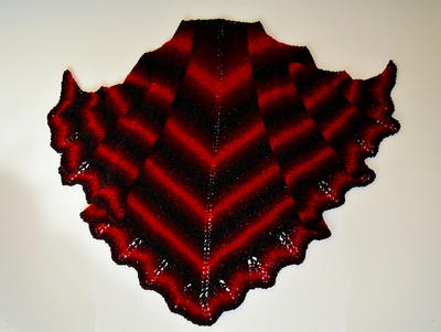 Blood Bat Shawl Knit Pattern
