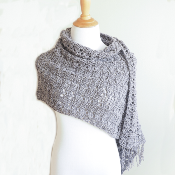 Simple Shells Light Wrap Crochet Pattern