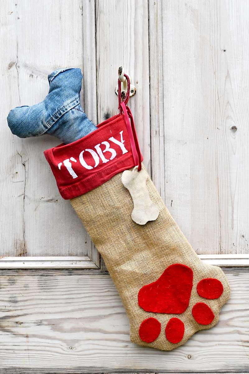 Personalized Pet Christmas Stocking | FaveCrafts.com