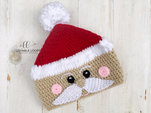 Christmas Beanie Crochet Pattern