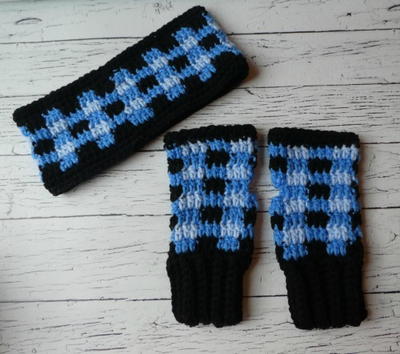 Plaid Headband Crochet Pattern