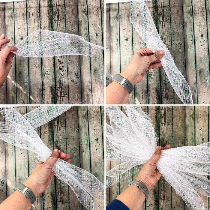 Deco Mesh Christmas Angel Tutorial | AllFreeChristmasCrafts.com