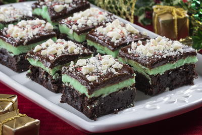 Decadent Peppermint Brownies