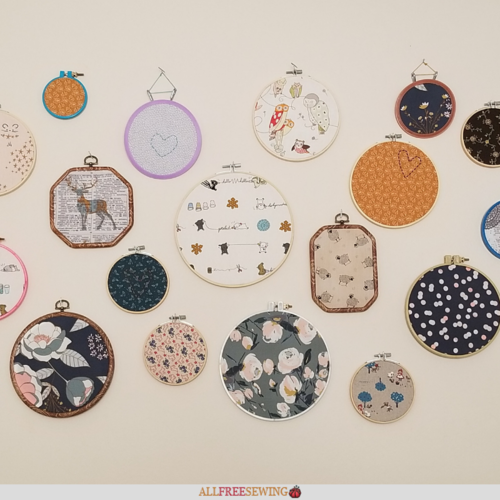 Easiest Embroidery Hoop Wall Art