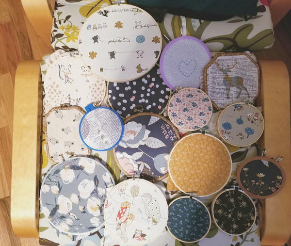 Easiest Ever Embroidery Hoop Wall Art (Tutorial) | AllFreeSewing.com