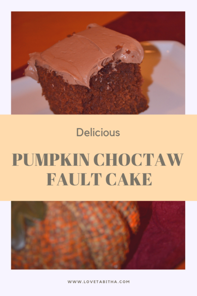 Delicious Pumpkin Choctaw Fault Cake