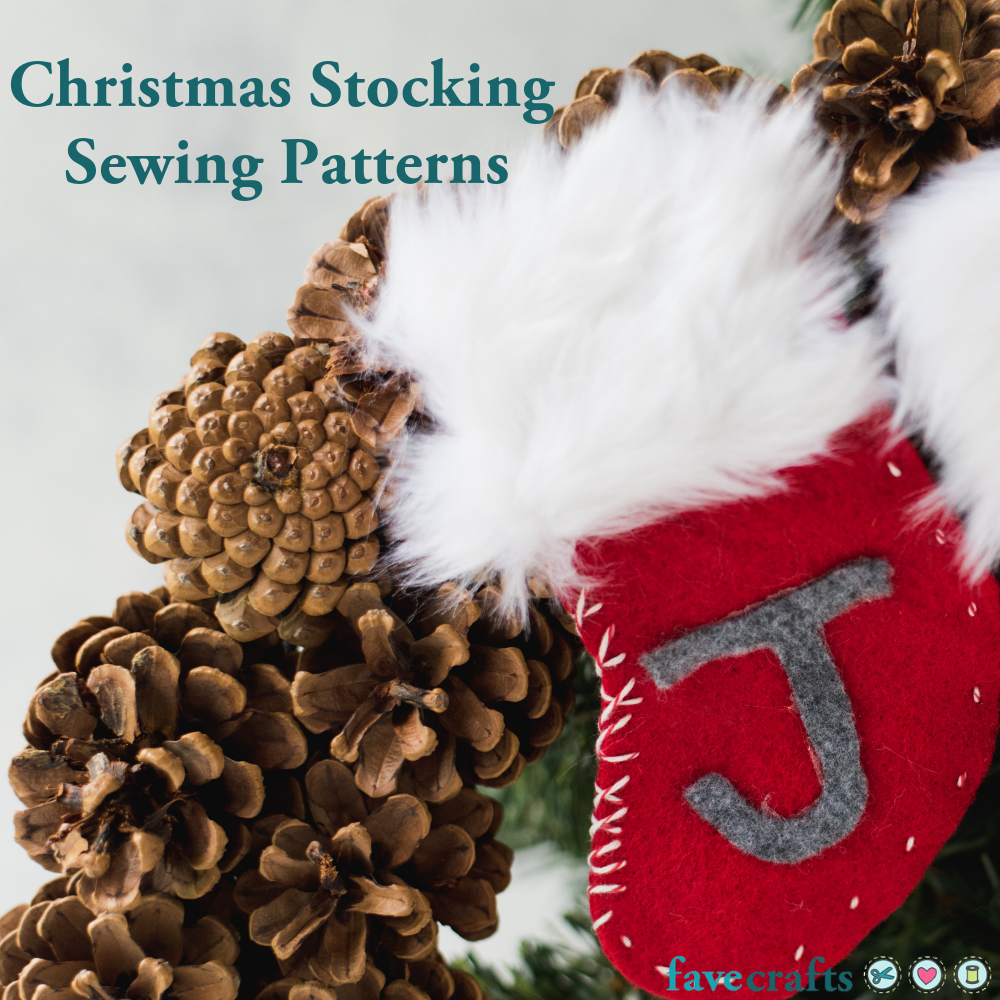 16 Christmas Stocking Sewing Patterns | FaveCrafts.com