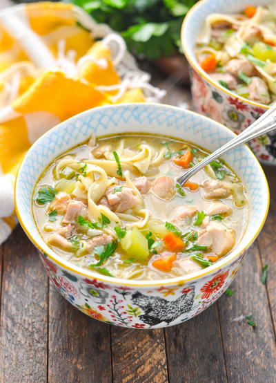 Quick and Easy Homemade Turkey Noodle Soup