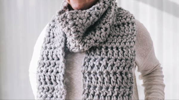 How to Crochet a Super Bulky Scarf