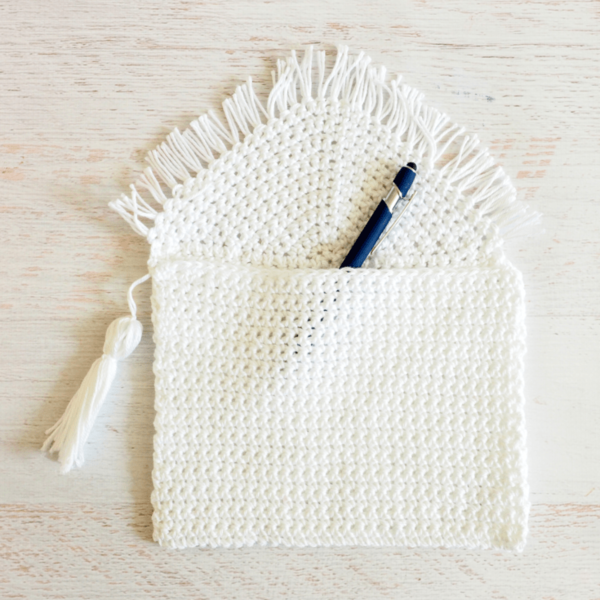 Fringe Clutch Crochet Pattern