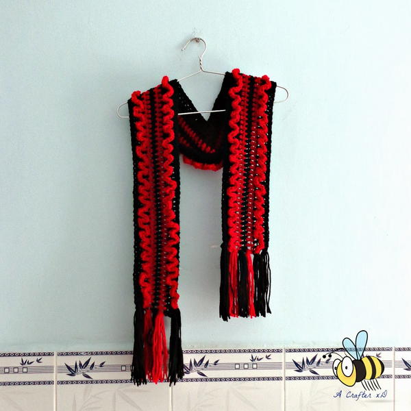 Vintage Ruffle Scarf