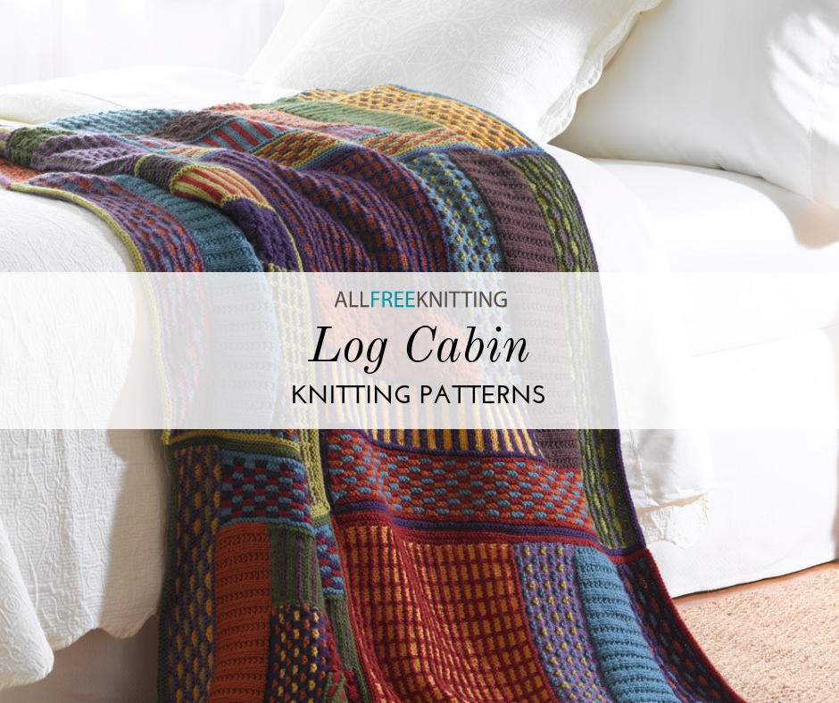 Log Cabin Knitting Pattern Log Cabin Knitting Pattern