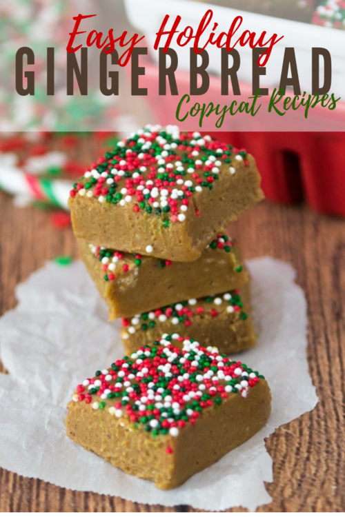 7 copycat gingerbread recipes