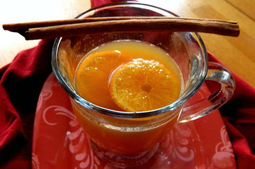 5 Minutes Warm Apple Orange Cider