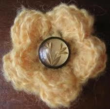 Button Blossom Brooch