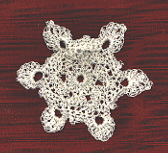 A Snowflake Pin
