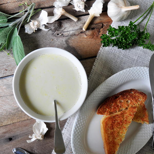 Julia Child's Garlic Soup