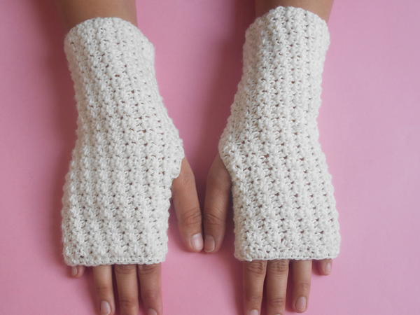 Super Fast Easy Crochet Gloves