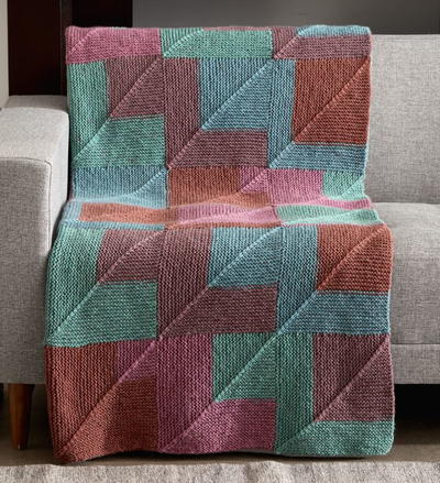 Stack it Up Knit Blanket Pattern
