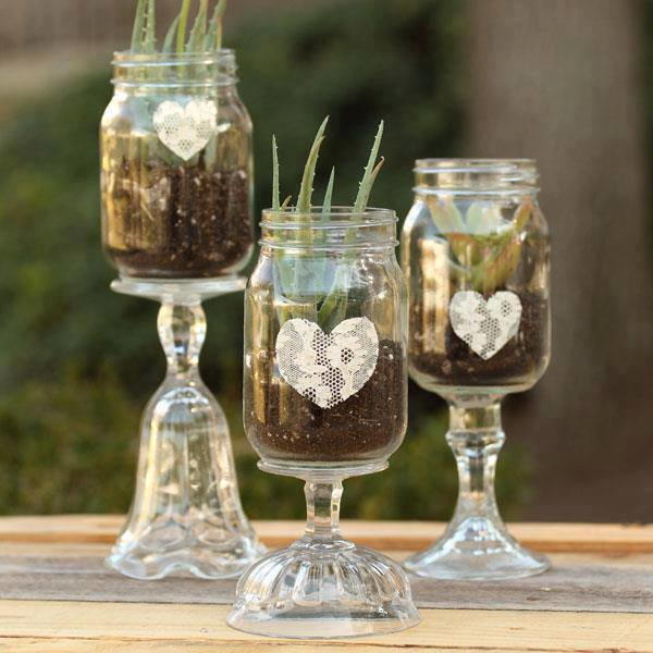 Mason Jar Vase