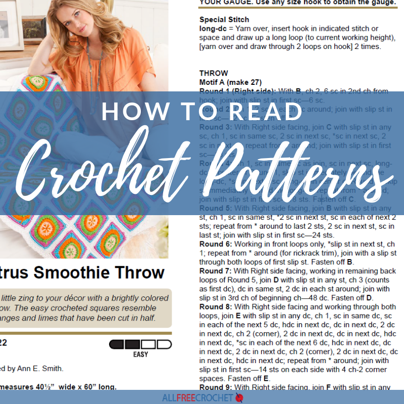 How To Read Crochet Patterns (Step By Step) - Easy Crochet Patterns