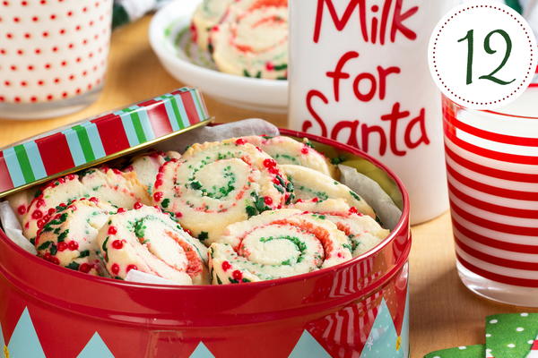 Santas Swirl Cookies